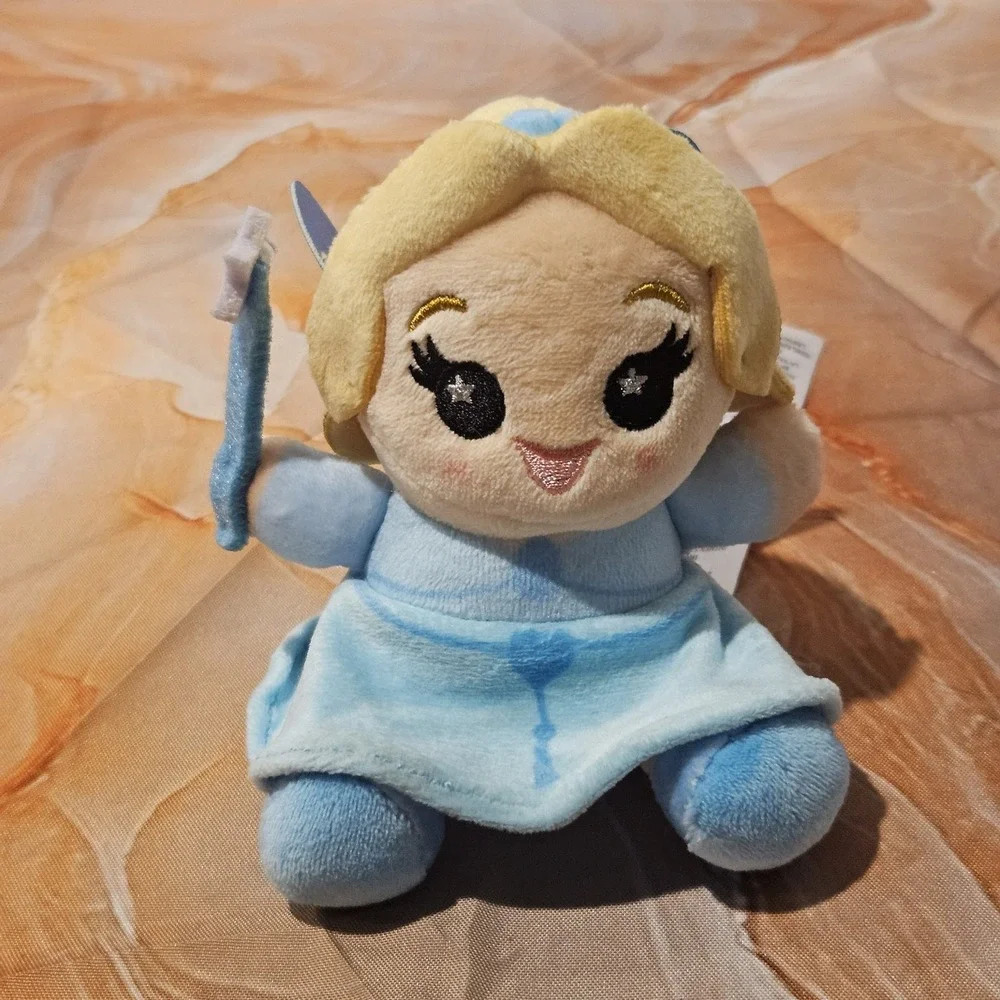 Disney Parks Pinocchio Wishables Series Blue Fairy + Pinocchio Small Plush Toys